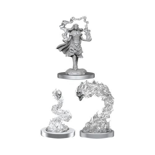 Dungeon & Dragons Nolzur's Marvelous Miniatures: Dark Spellcaster & Flameskulls Dungeon & Dragons Nolzur's Marvelous Miniatures: Dark Spellcaster & Flameskulls