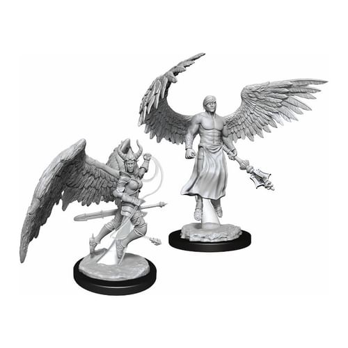 Dungeon & Dragons Nolzur's Marvelous Miniatures - Deva & Erinyes Dungeon & Dragons Nolzur's Marvelous Miniatures - Deva & Erinyes