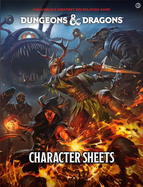 Levně Dungeons & Dragons - Character Sheets 2024