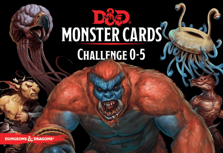 Dungeons & Dragons: Monster Card Deck Levels 0-5 (179 kariet) Dungeons & Dragons: Monster Card Deck Levels 0-5 (179 kariet)