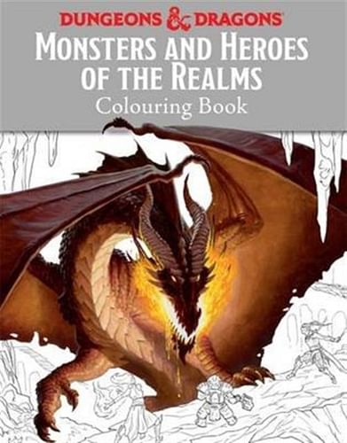 Dungeons & Dragons: Monsters and Heroes of the Realms - omalovánky