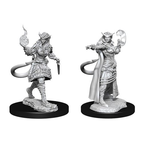 Dungeons & Dragons Nolzur's Marvelous Miniatures: Female Tiefling Sorcerer Dungeons & Dragons Nolzur's Marvelous Miniatures: Female Tiefling Sorcerer