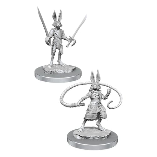 Dungeons & Dragons Nolzur Marvelous Miniatures: Harengon Rogues Dungeons & Dragons Nolzur Marvelous Miniatures: Harengon Rogues