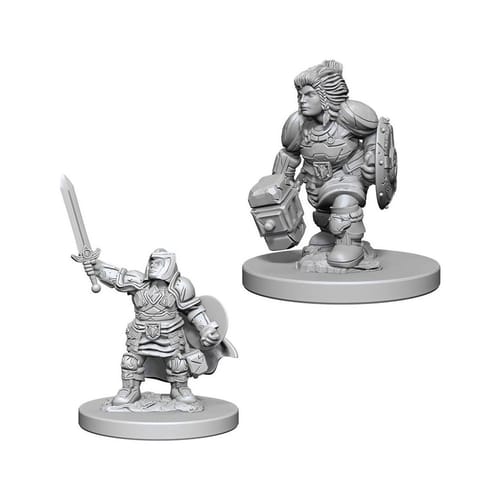 Dungeons & Dragons: Nolzur's Miniatures - Dwarf Female Paladin Dungeons & Dragons: Nolzur's Miniatures - Dwarf Female Paladin