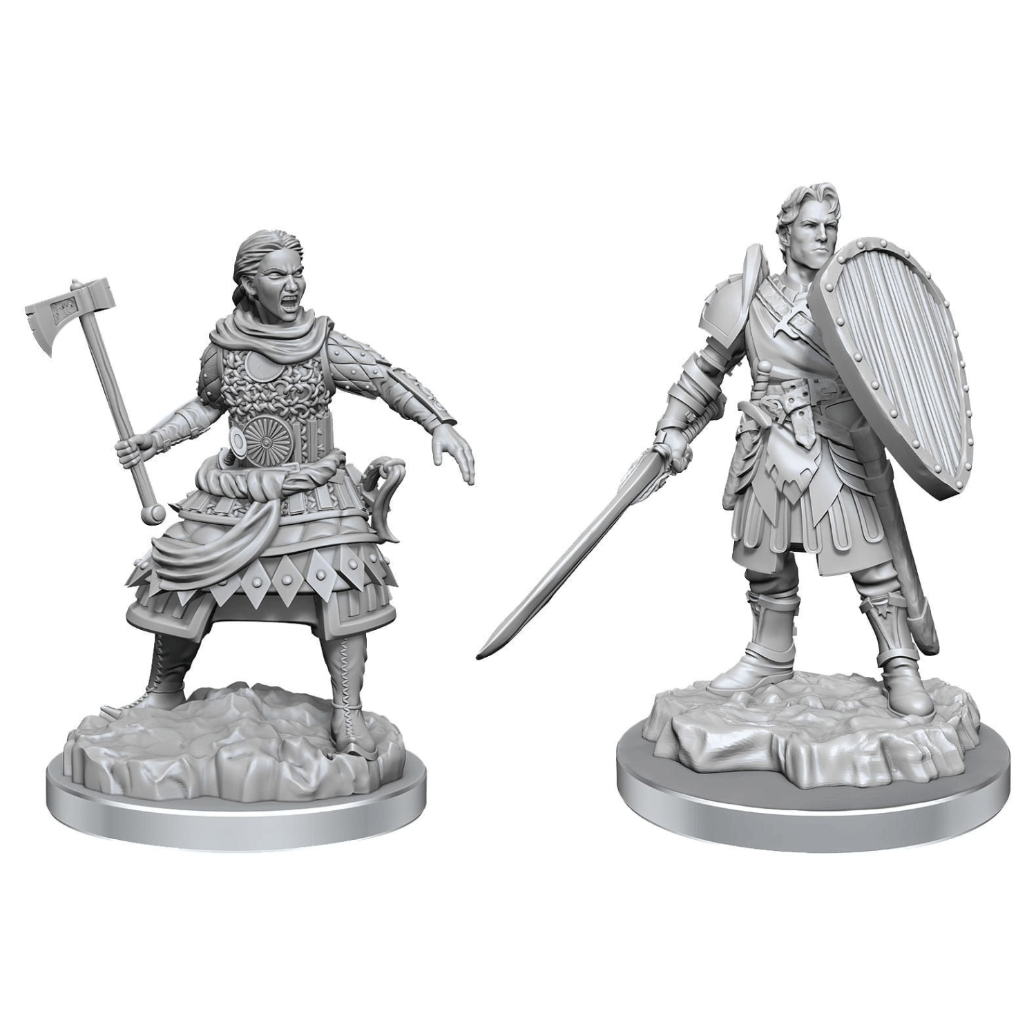 Dungeons & Dragons: Nolzur's Miniatures - Human Fighters