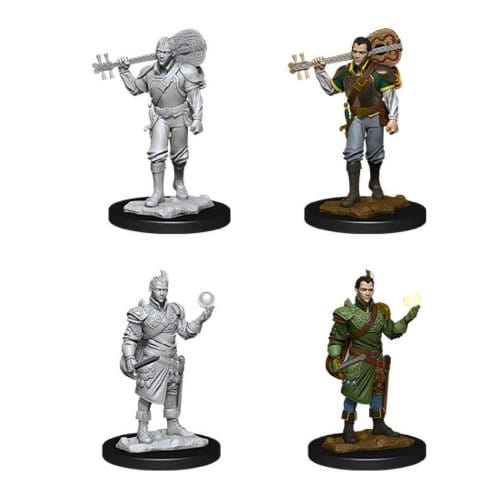 Dungeons & Dragons: Nolzur's Miniatures - Male Half-Elf Bard Dungeons & Dragons: Nolzur's Miniatures - Male Half-Elf Bard