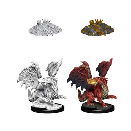 Dungeons & Dragons: Nolzur Miniatures - Red Dragon Wyrmling Dungeons & Dragons: Nolzur Miniatures - Red Dragon Wyrmling