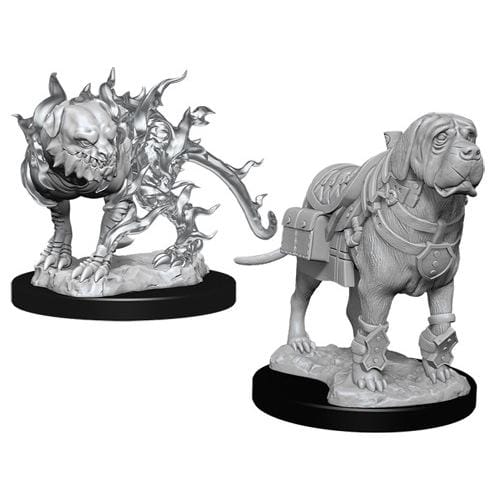 Dungeons & Dragons: Nolzur Miniatures - Mastif & Shadow Mastif Dungeons & Dragons: Nolzur Miniatures - Mastif & Shadow Mastif