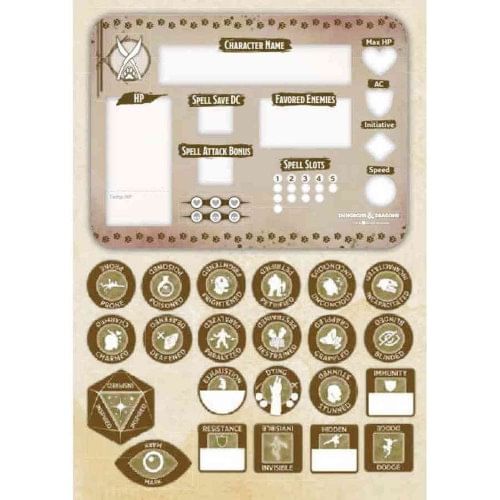 Dungeons & Dragons - Ranger Token Set Dungeons & Dragons - Ranger Token Set