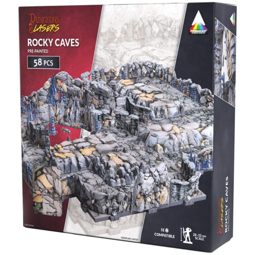 Levně Dungeons & Lasers: Rocky Caves Pre-Painted