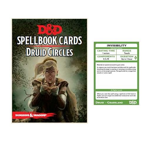 Dungeons and Dragons: Spellbook Cards - Druid Circles