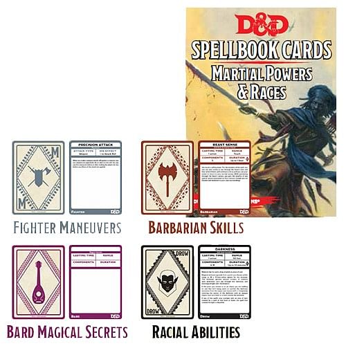 Dungeons and Dragons: Spellbook Cards - Martial Powers and Races
