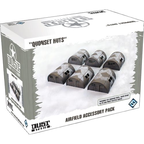 Dust Tactics: Airfield Accessory Pack - Quonset Huts Dust Tactics: Airfield Accessory Pack - Quonset Huts