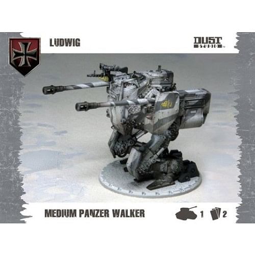 Dust Tactics: Medium Panzer Walker - Ludwig