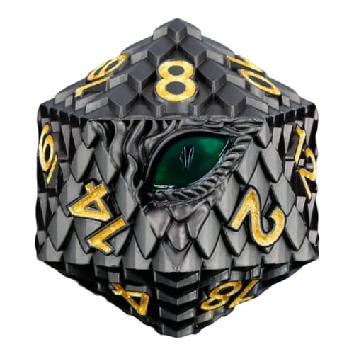 Dvadsaťstenná kocka dračie oko - Balerion (4 cm) Dvadsaťstenná kocka dračie oko - Balerion (4 cm)