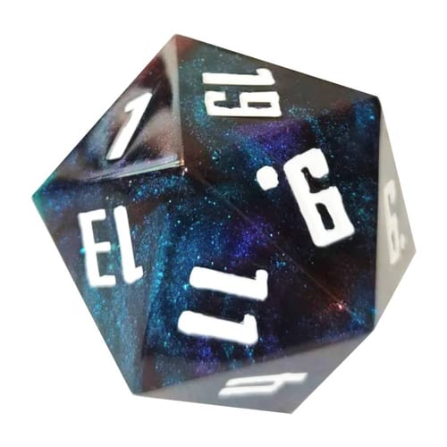 Levně Dvacetistěnná kostka - Hvězdný roj (5,5 cm)