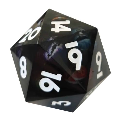 Levně Dvacetistěnná kostka - Zrak temnoty (5,5 cm)