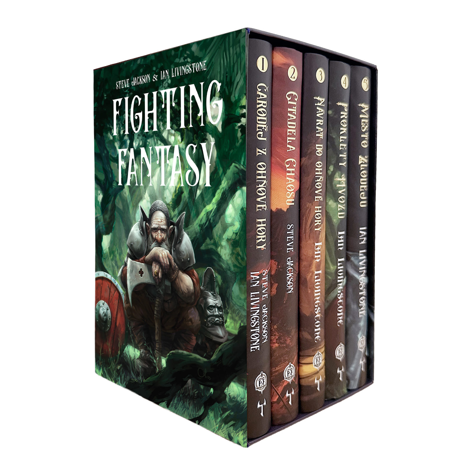 Fighting Fantasy: komplet 1-5 v dárkovém boxu