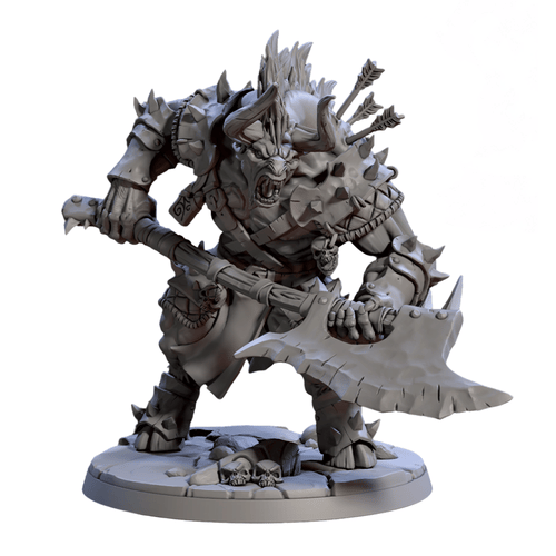 Figurka Beastmen - Chaos Minoc A (32 mm) Figurka Beastmen - Chaos Minoc A (32 mm)