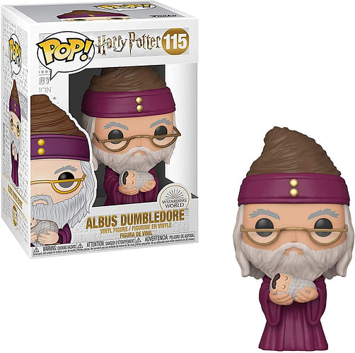 Figurka Harry Potter - Albus Brumbál Funko POP! (s malým Harrym)