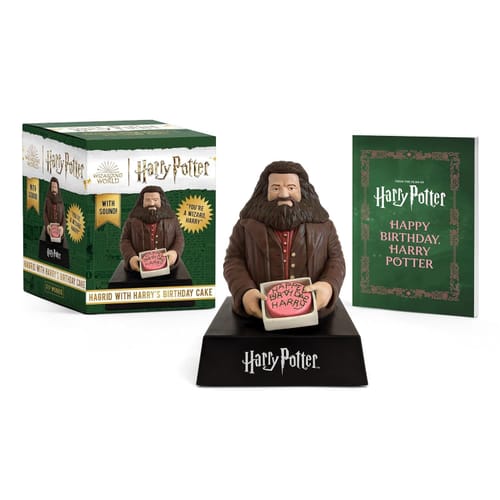 Levně Figurka Harry Potter: mluvící Hagrid s narozeninovým dortem