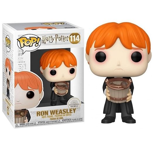 Figurka Harry Potter - Ron Weasley Funko Pop! (se slimáky)