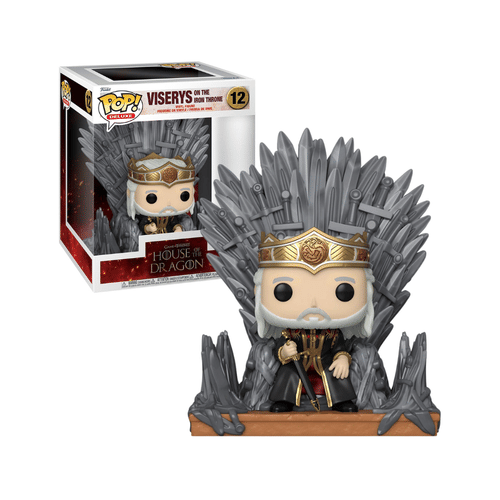 Levně Figurka House of the Dragon – Viserys On The Iron Throne Funko POP!