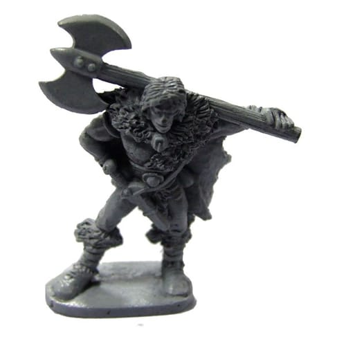 Postava hrdinu s obojručnou sekerou Postava hrdinu s obojručnou sekerou