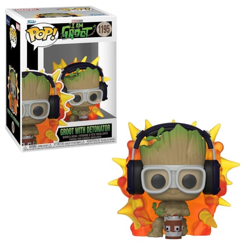 Levně Figurka I Am Groot - Groot with Detonator Funko POP!
