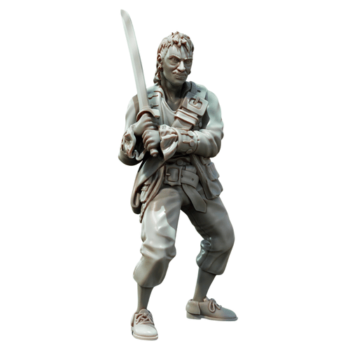 Levně Figurka Pirate Borg - pirát Elias Cutthroat