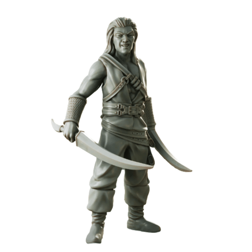 Levně Figurka Pirate Borg - pirát Silas Steelgut