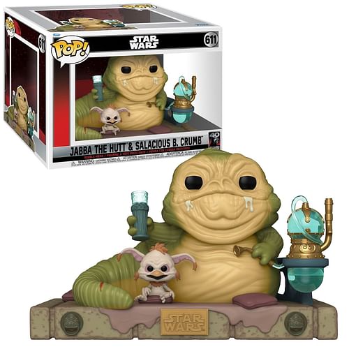 Figurka Star Wars - Jabba the Hutt & Salacious B. Crumb Funko POP!