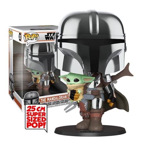 Figúrka Mandalorian with The Child Super Sized Funko Pop! Figúrka Mandalorian with The Child Super Sized Funko Pop!