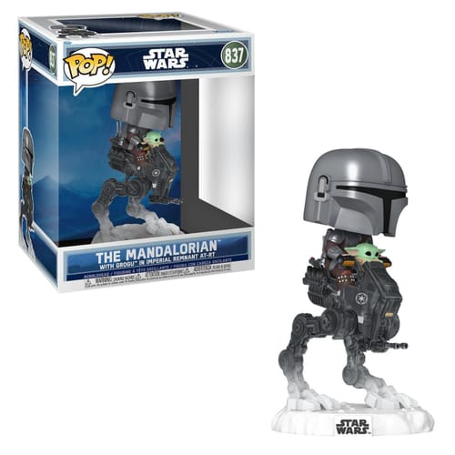 Levně Figurka Star Wars: The Mandalorian and Grogu AT-RT Funko POP! (Deluxe)