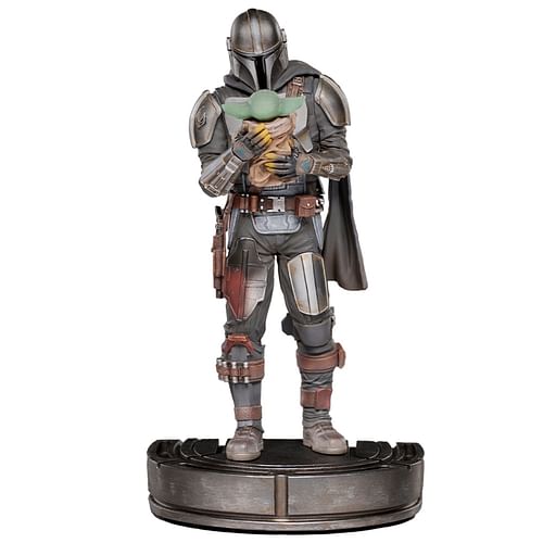 Obrázok Iron Studios Figurka Star Wars: The Mandalorian & Grogu Art Scale 1/10