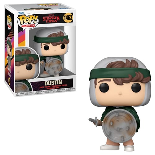 Levně Figurka Stranger Things - Hunter Dustin with Shield Funko POP!