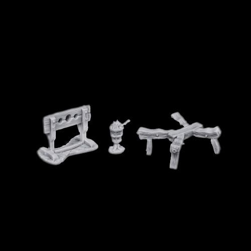 Figúrka Vybavenie mučiarne, 3 ks Figúrka Vybavenie mučiarne, 3 ks