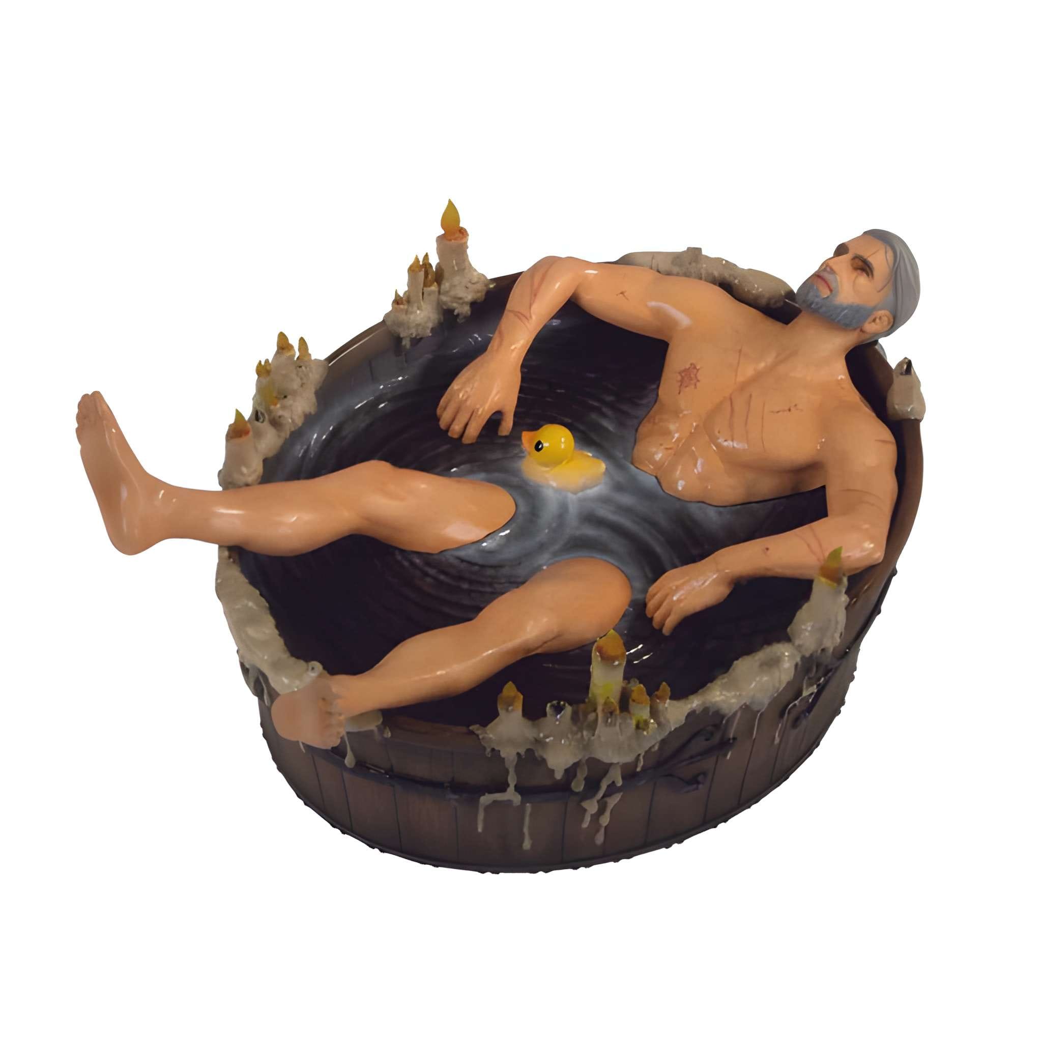 Figúrka Zaklínač: Geralt v kadi