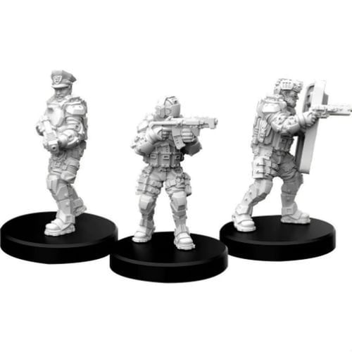 Figúrky Cyberpunk Red RPG - Lawmen Command Figúrky Cyberpunk Red RPG - Lawmen Command