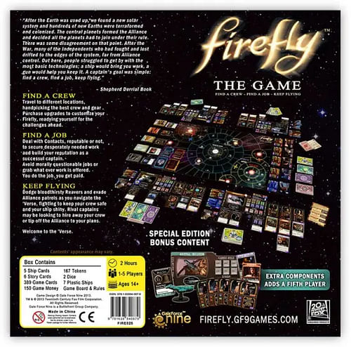 Obrázok Firefly: The Game s rozšířením pro páteho hráče