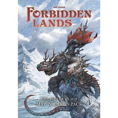 Forbidden Lands - The Bitter Reach Map & Cards Pack