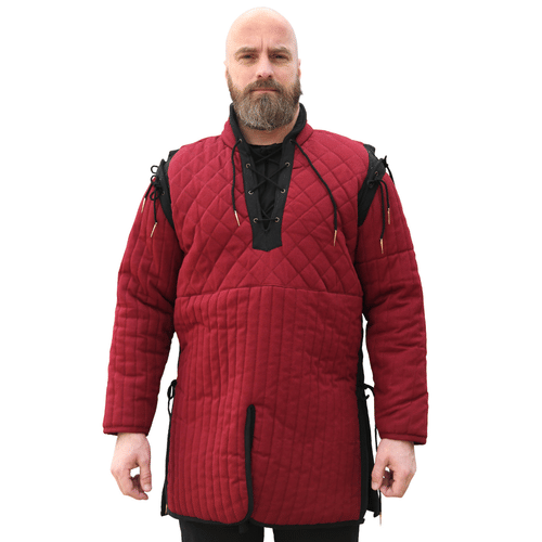 Levně Gambeson vínově červený