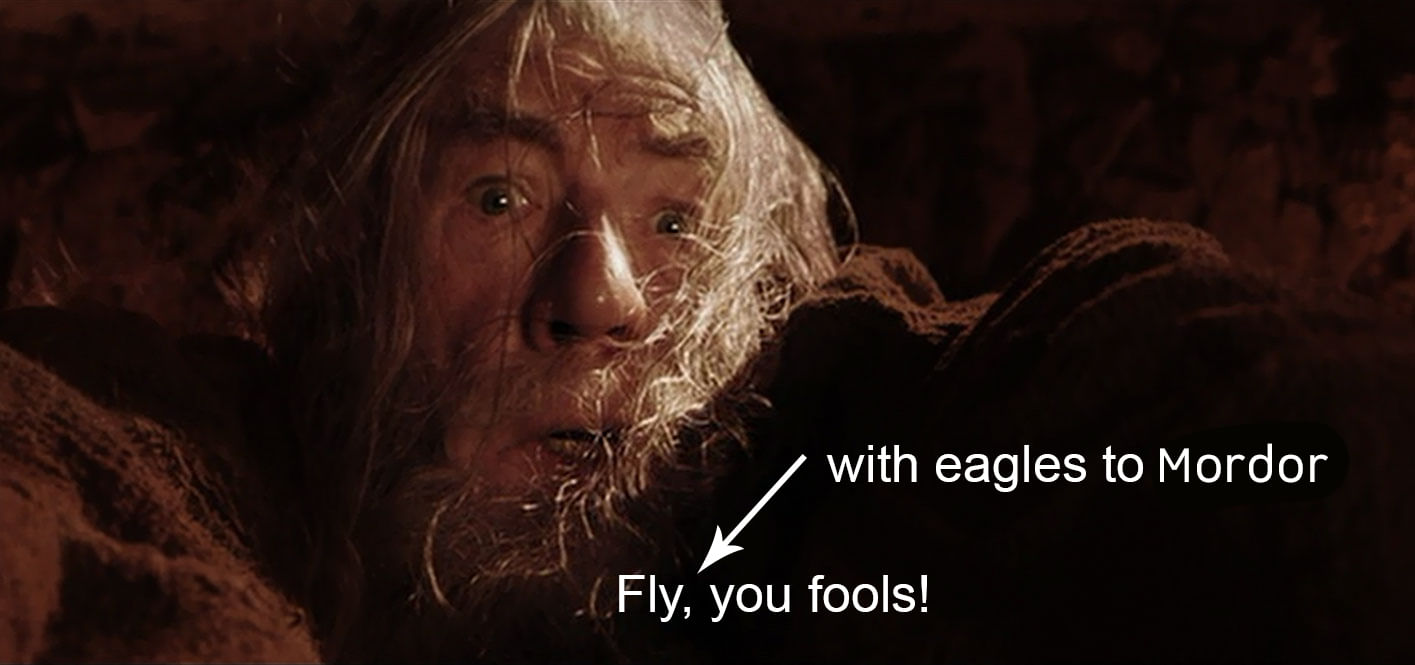 Zničenie Prsteňa ľahko a rýchlo