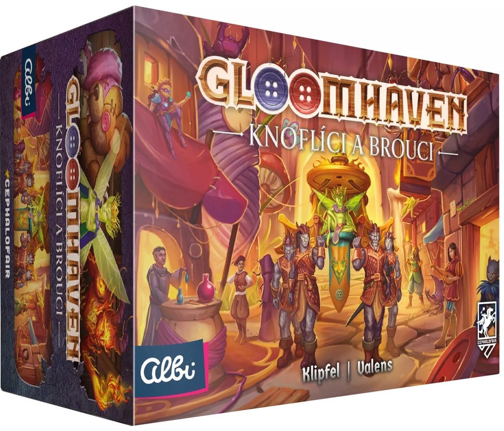 Gloomhaven: Tlačidlá a chyby