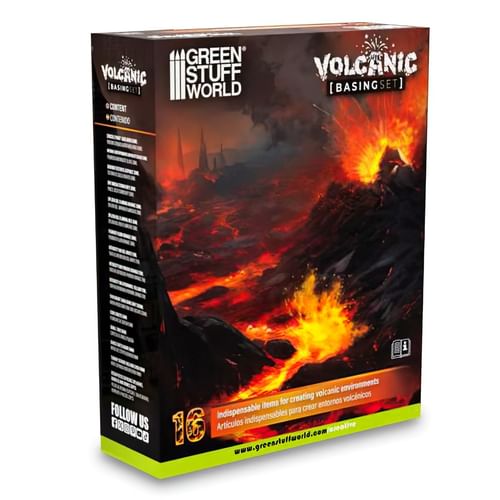 Green Stuff World Basing Sets - Volcanic Green Stuff World Basing Sets - Volcanic