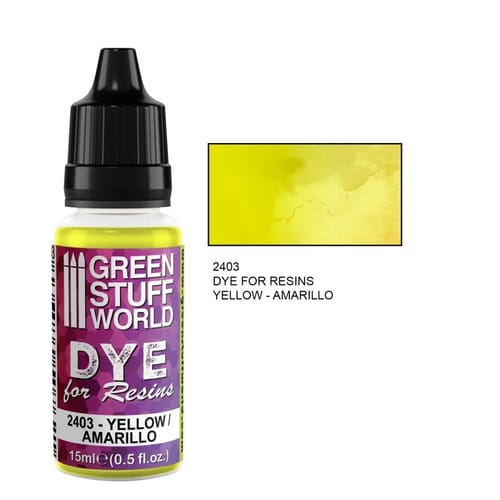 Green Stuff World: Dye for Resins - Yellow Green Stuff World: Dye for Resins - Yellow