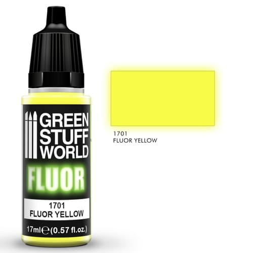 Levně Green Stuff World: Fluor Paint Yellow (UV)