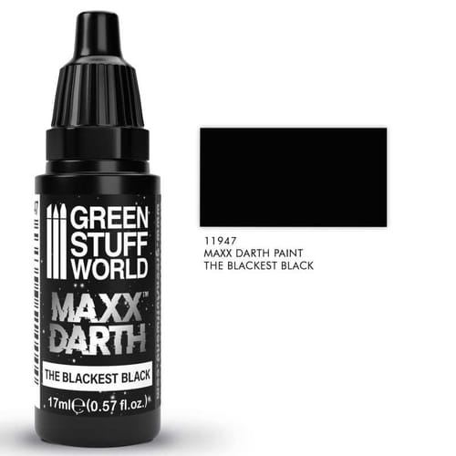 Levně Green Stuff World: Maxx Darth Black Paint
