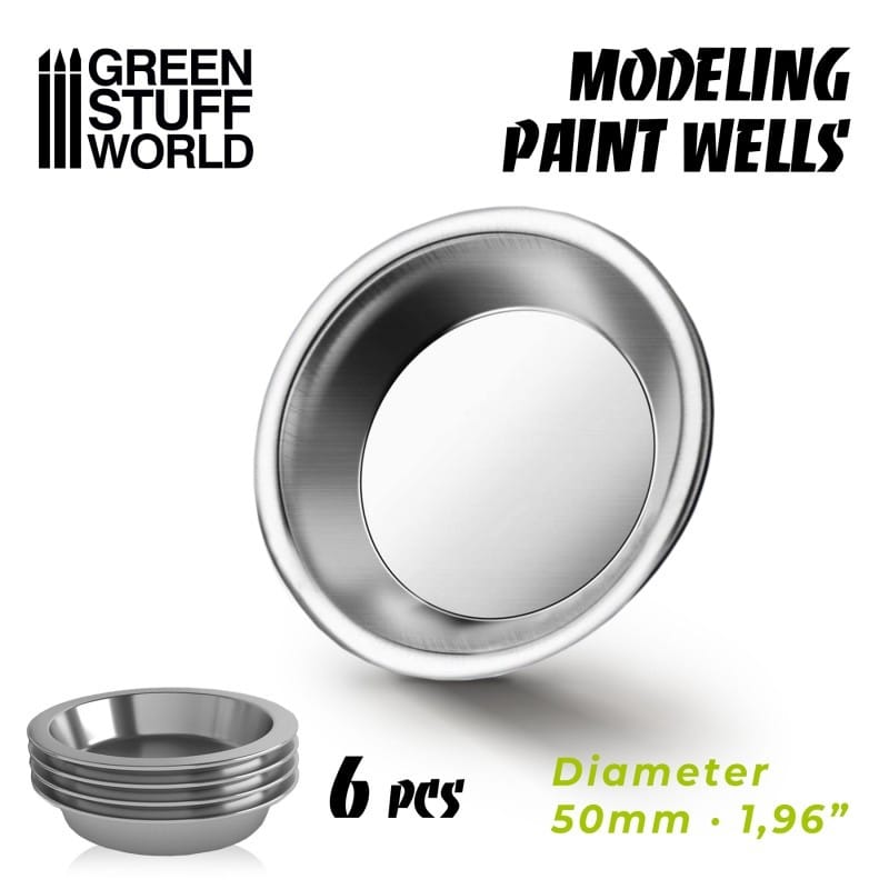Green Stuff World: Modelling Paint Wells, 6 ks