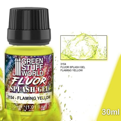 Obrázok Green Stuff World: Splash Gel - Flaming Yellow 30ml